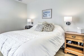 1 dormitorio, tabla de planchar con plancha, Internet y ropa de cama