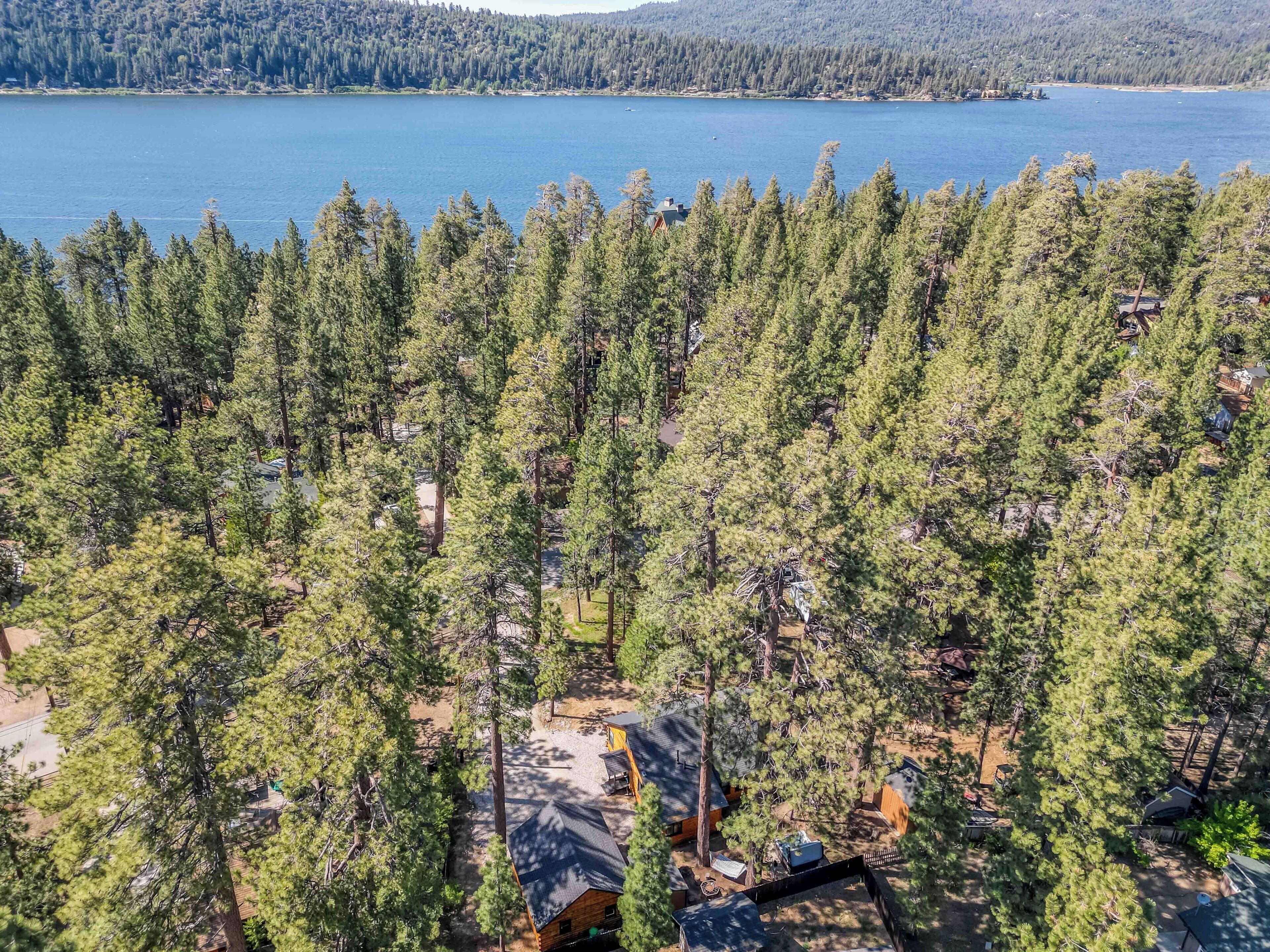 Nostalgic vibe with modern amenities in midcentury log cabin with hot tub + more