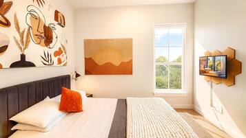 3 室のベッドルーム、デスク、アイロン / アイロン台、WiFi (無料)