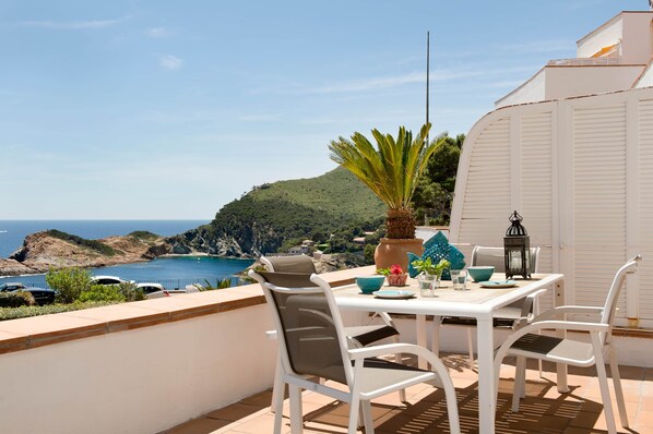 Terraza privada Cap Sa Sal Turquesa