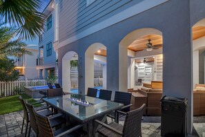 Outdoor dining - 4BR New Luxury Build with Huge Private Pool + Sunset Tower Views | Esmeralda (Destin)