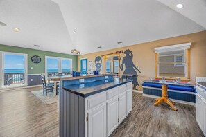 Dining - Oceanfront Dog Friendly Home with Hot Tub, Game Room, and Direct Beach Access (Avon)