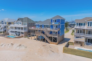 Exterior - Oceanfront Dog Friendly Home with Hot Tub, Game Room, and Direct Beach Access (Avon)