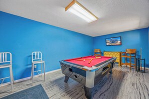 Game room - Oceanfront Dog Friendly Home with Hot Tub, Game Room, and Direct Beach Access (Avon)