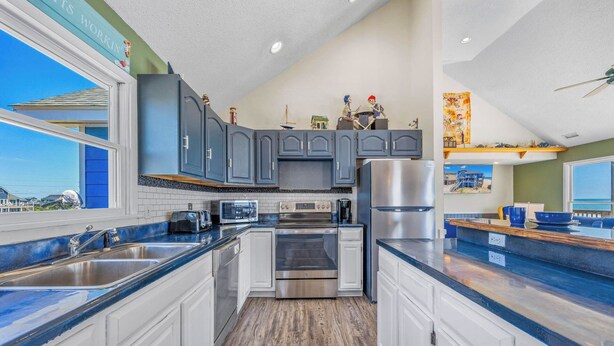 Unclassified image, 1 of 42, button - Oceanfront Dog Friendly Home with Hot Tub, Game Room, and Direct Beach Access (Avon)