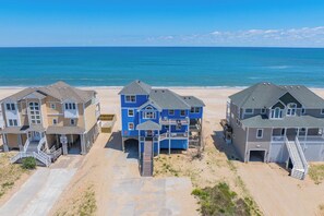 Exterior - Oceanfront Dog Friendly Home with Hot Tub, Game Room, and Direct Beach Access (Avon)