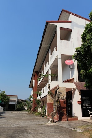 Overnatningsstedets facade