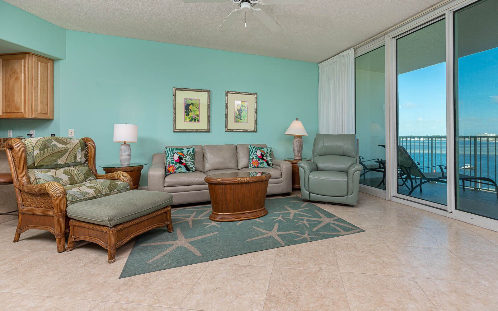 Stunning 2BR Unit B508 at The Caribe with Beautiful Bay Views!