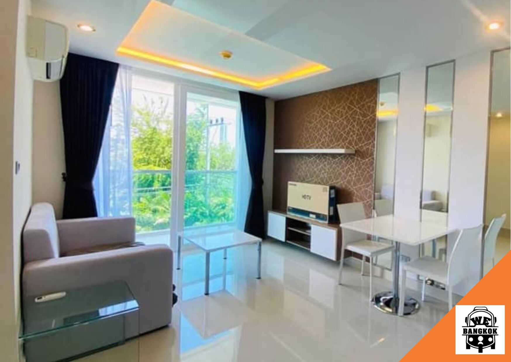 Appartamento Deluxe, lanai, vista città | Area soggiorno