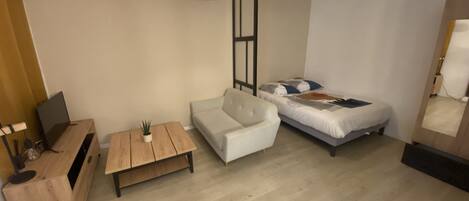 1 soverom og sengetøy