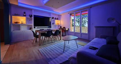Appartement design, 3 chambres proche Lyon