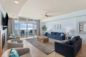 TV, fireplace, offices - Turquoise|Prvt Hot tub|Lazy River|Pickle ball|View (Orange Beach)