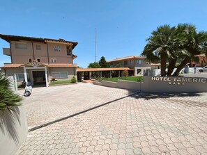 Fassade der Unterkunft