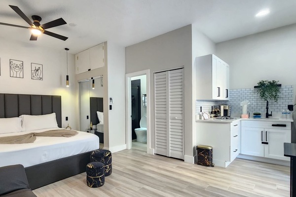 1 bedroom, iron/ironing board