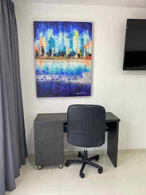 Luksusstudiosviitti | Ylelliset vuodevaatteet, ilmainen Wi-Fi