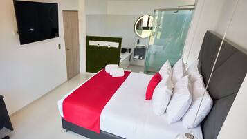 Studio Suite Mewah | Seprai premium dan Wi-Fi gratis