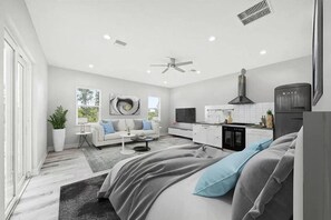 Villa, plusieurs lits | 4 chambres, fer et planche à repasser, Wi-Fi gratuit, draps fournis