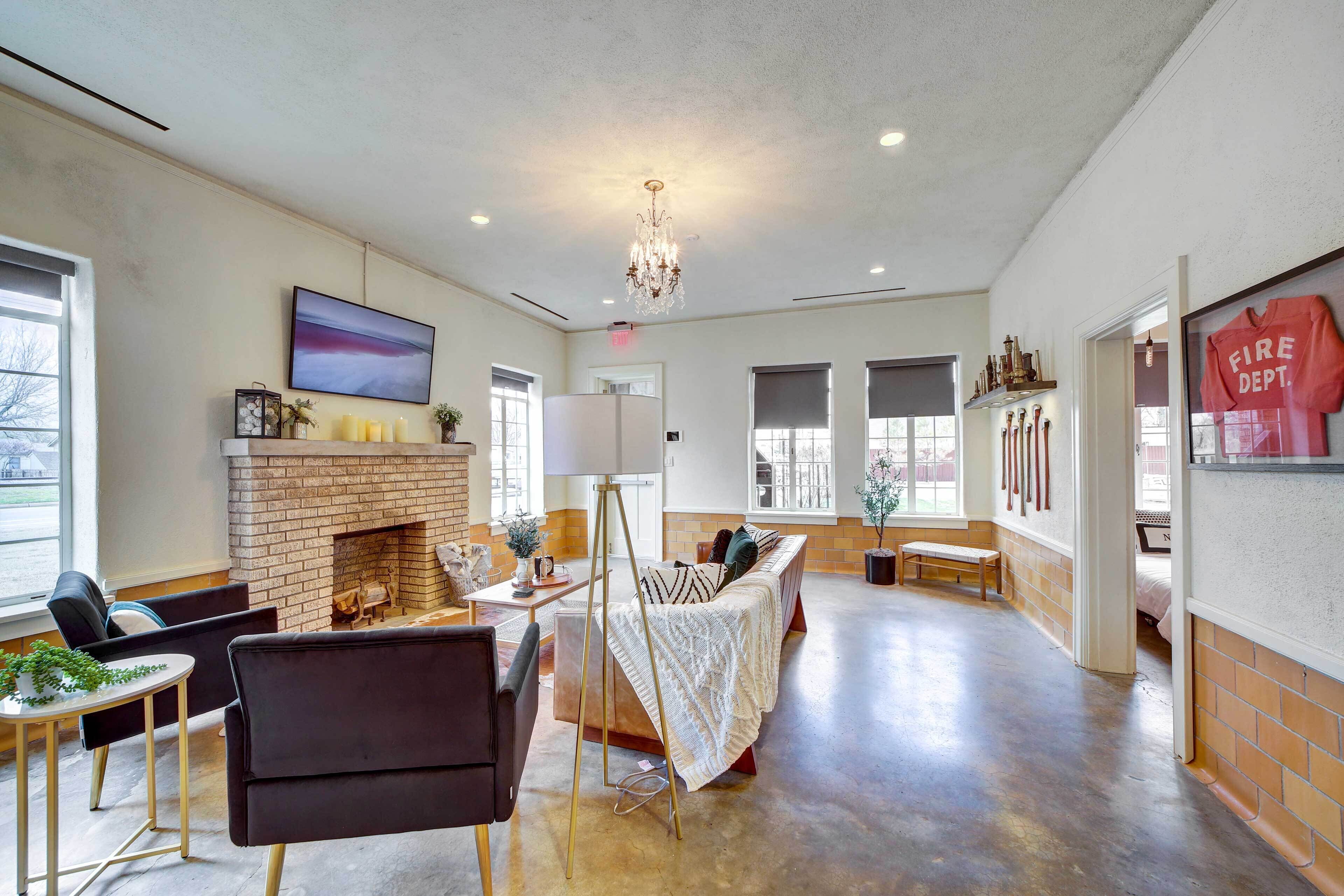 Historic, Renovated Fire Station Vacation Rental!