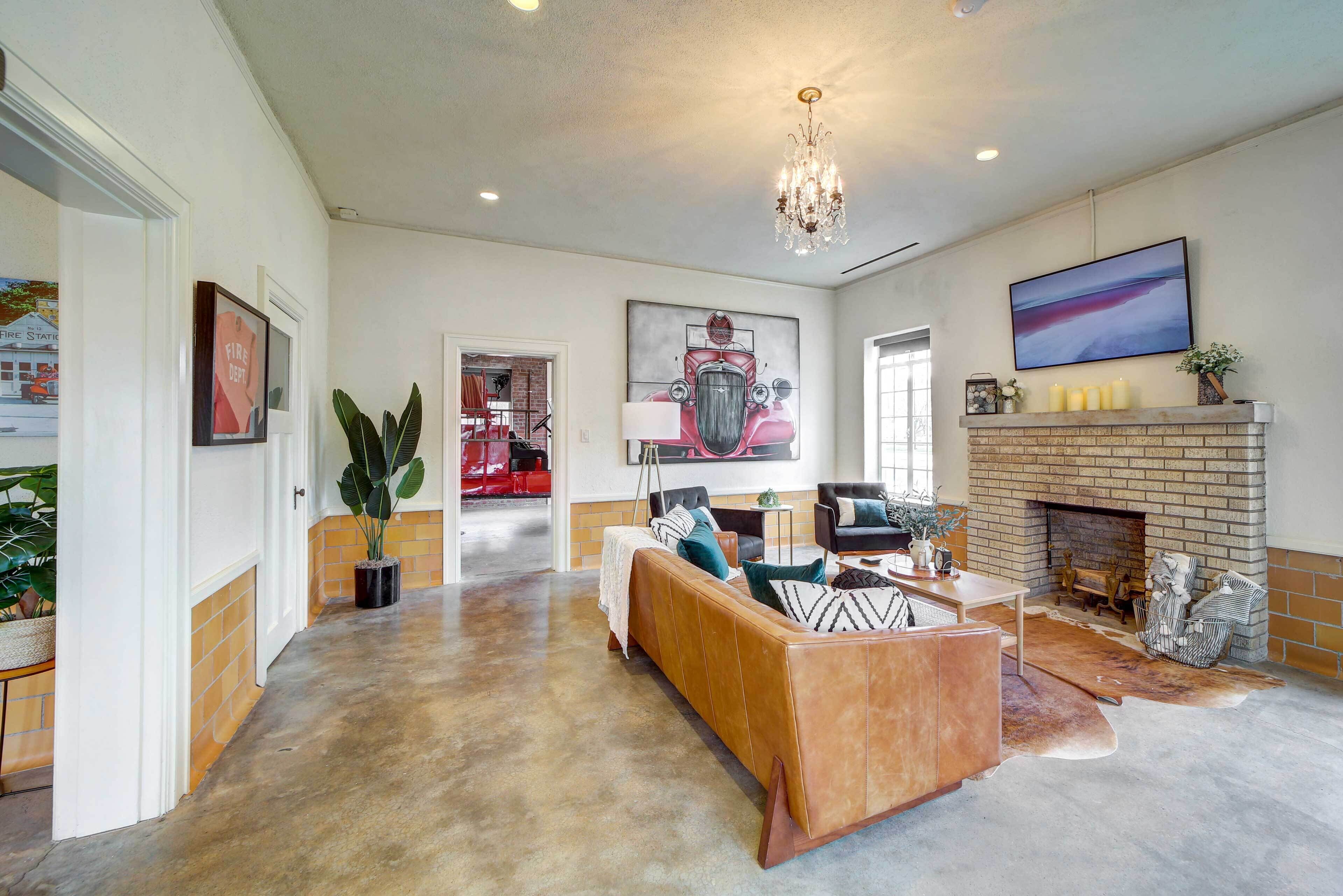 Historic, Renovated Fire Station Vacation Rental!