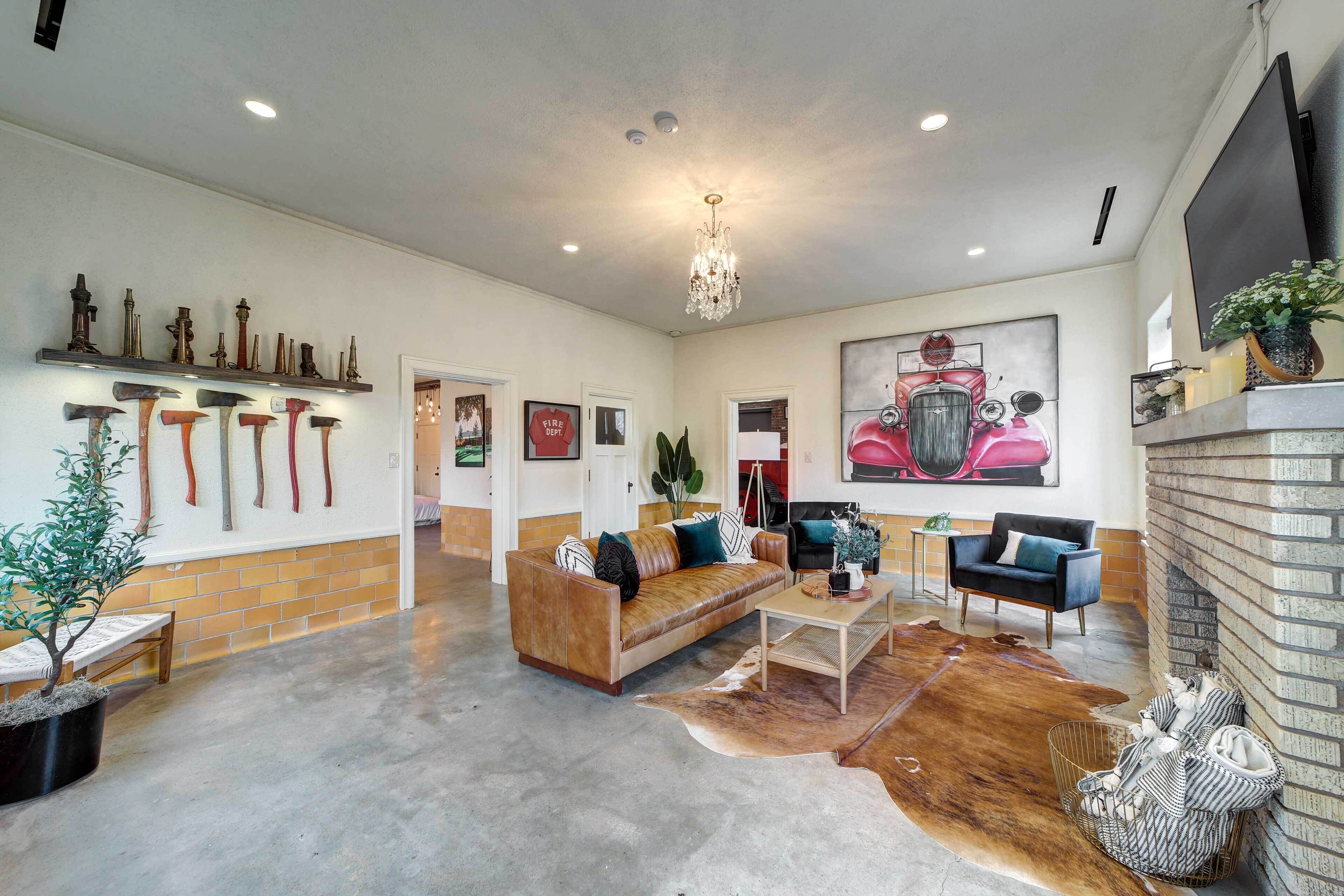 Historic, Renovated Fire Station Vacation Rental!