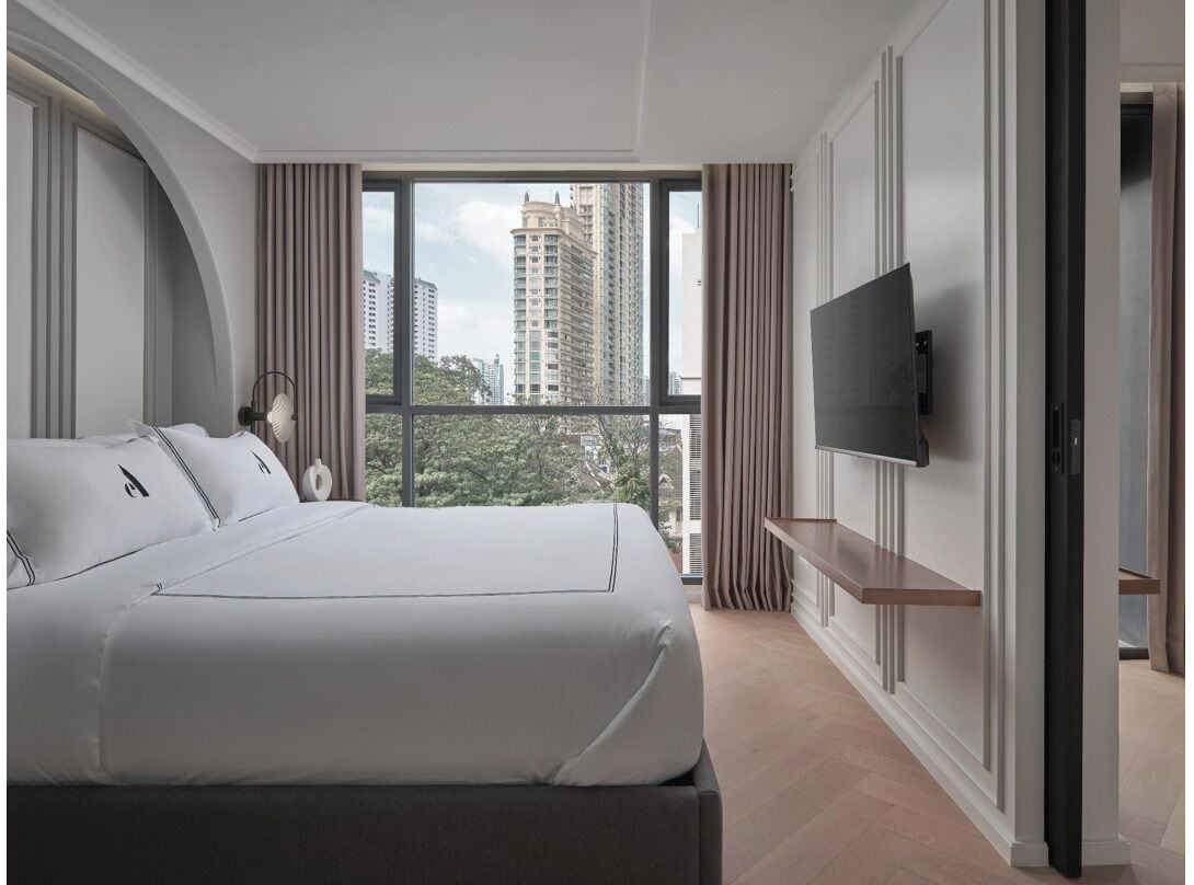 2 多间卧室、埃及棉床单、高档床上用品、羽绒被