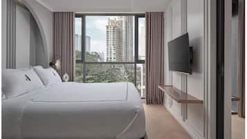 2 عدّة غرف نوم وملاءات من القطن المصري وأغطية فراش متميزة