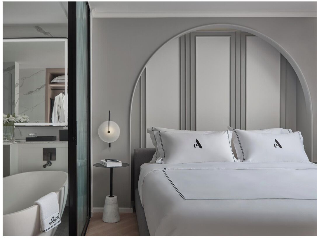 2 slaapkamers, lakens van Egyptisch katoen, luxe beddengoed, donsdekens