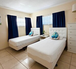 2 bedrooms, iron/ironing board, travel cot, free WiFi