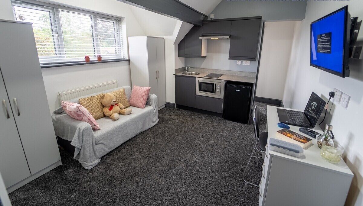 Large modern studio walking distance to QE and UOB