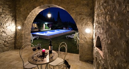 An old olive press villa with breathtaking panoramic views