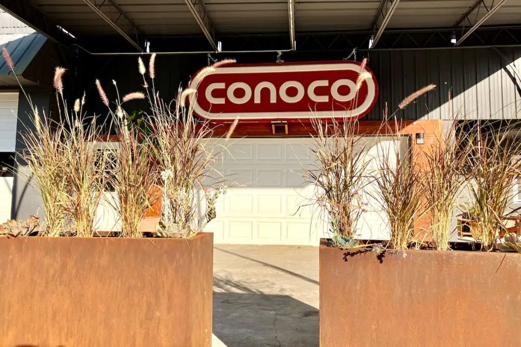 Unique stay in a vintage gas station