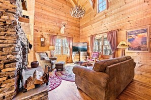 TV connectée, cheminée