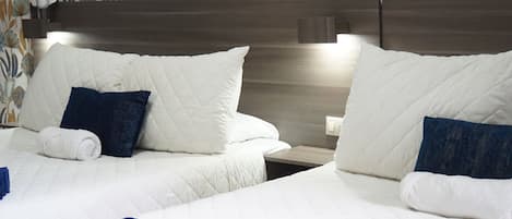 Basic-Doppelzimmer | Hochwertige Bettwaren, individuell dekoriert, individuell eingerichtet