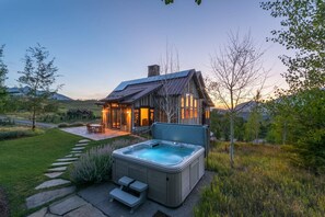 Terrace/patio - Idyllic Luxury Escape by InvitedHome | 360 Views, Hot Tub, Hiking Access (Mountain Village)