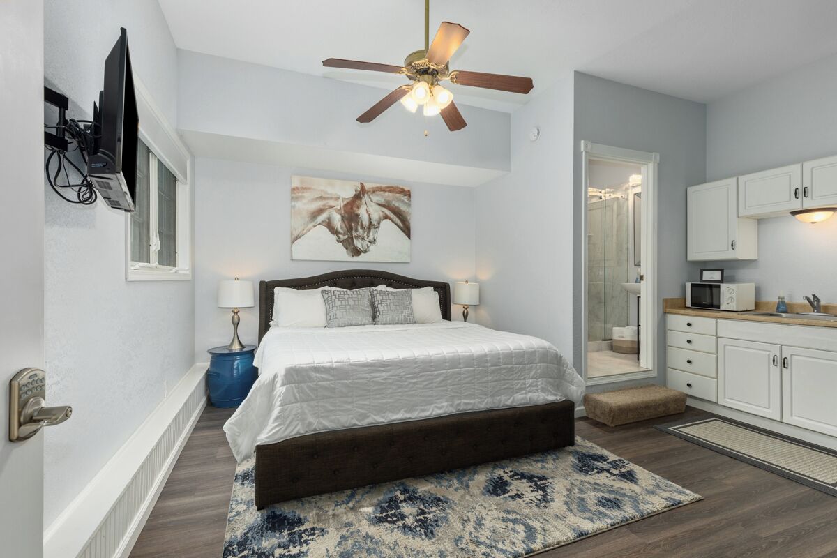 1 bedroom, iron/ironing board, Internet, bed sheets