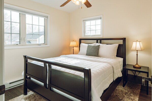 1 bedroom, iron/ironing board, Internet, bed sheets