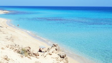 Vlak bij het strand