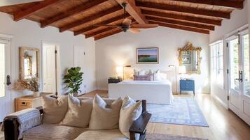 Smart TV, fireplace, video games