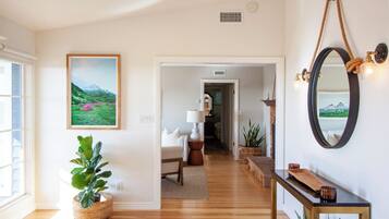 Smart TV, fireplace, video games