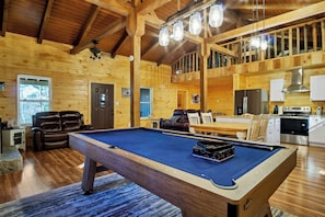 Games room - This Amazing home has lots to offer! wonderful hot-tub , pool table & seclusion (Townsend)