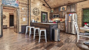 Private kitchen - Hey There Delilah · Romantic Honeymoon Haven with Private Hot Tub and King Suite (Broken Bow)