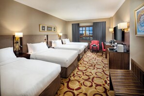 Egyptian cotton sheets, premium bedding, memory-foam beds, minibar