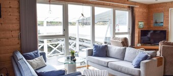 Nice home in Bokn with house sea view