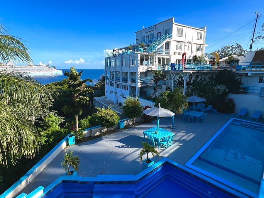 Voorkant van accommodatie