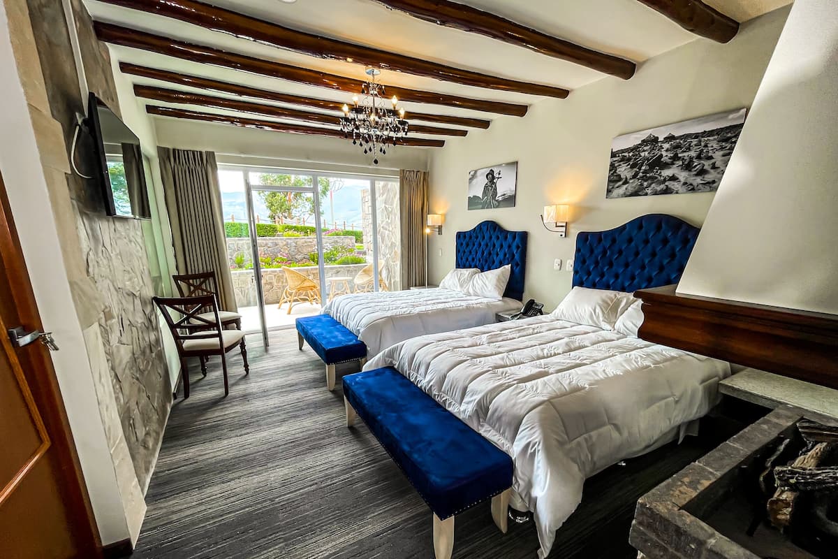 Premium Double Room, 2 Double Beds, Jetted Tub, Mountain View