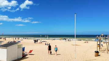 Vlak bij het strand, vissen
