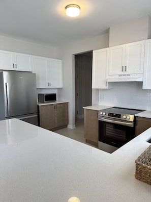 Full-sized fridge, microwave, oven, coffee/tea maker - The Stay Lounge (Ottawa)