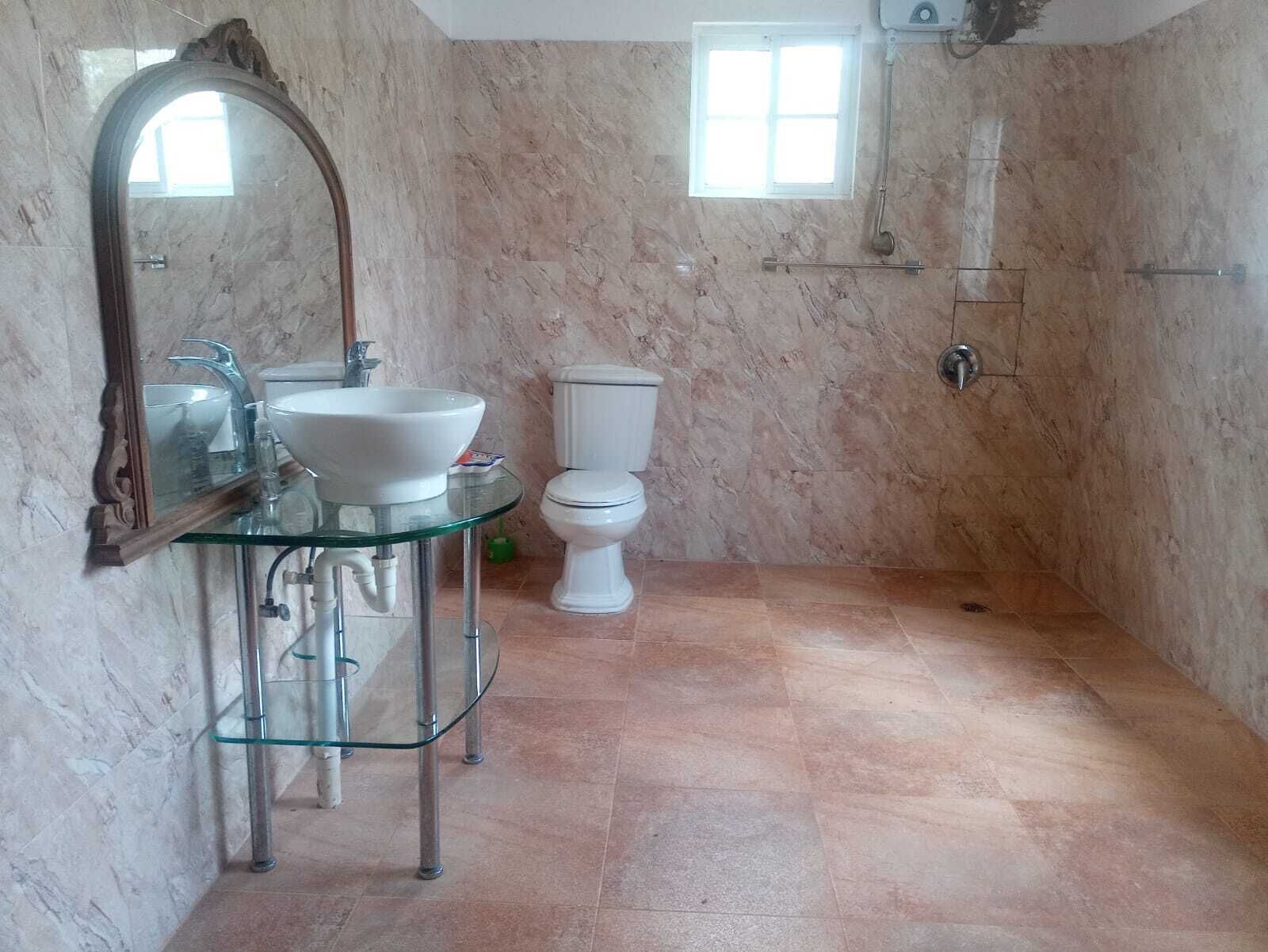 Towels, soap, toilet paper