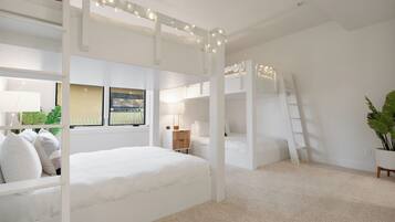 5 bedrooms, iron/ironing board, free WiFi, bed sheets