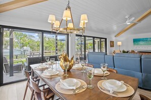 Dining - Nirvana:Pool & Hot Tub, Dock, On Canal with Gorgeous Water Views by Anna Maria Life Vacation Rentals (Anna Maria)